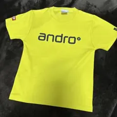 andro 蛍光イエロー Tシャツ