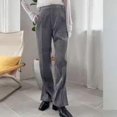 ストレッチベロアライクパンツ　LOWRYS FARM