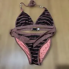 LOCO ストライプビキニとパンツ　Mサイズ　3点セット