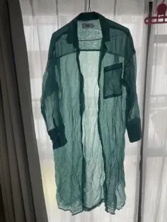 AZUL BY MOUSSY シアーシャツ グリーン Mサイズのサムネイル
