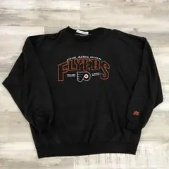 古着 90年代 Lee リー スウェット XXL ブラック NHL トレーナー