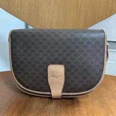 【美品】セリーヌ ショルダーバッグ マカダム PVC トリオンフ 肩掛け bb5