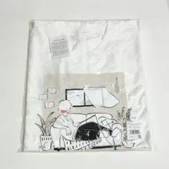 キヨ猫Tシャツ白（昼下がり）メンズサイズ