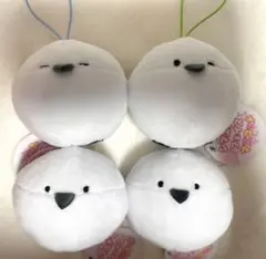 シマエナガ フェイスマスコット ぬいぐるみ 4個セット 即購入⭕️