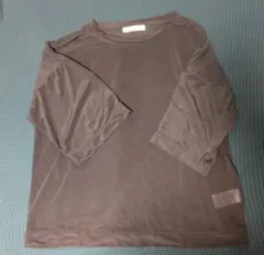 Samansa Mos2 blue 半袖シアーTシャツ ブラウンのサムネイル