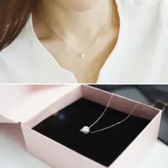 314★淡水天然パール 18k金コーティングネックレス★