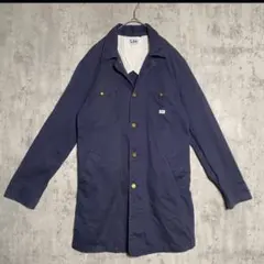 Lee カバーオール ショップコート ヘリンボーン ロングLボタン XL