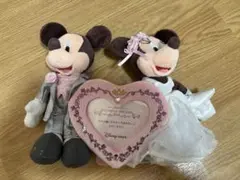 ディズニーウェディングフォトフレーム　ミッキーマウス　ミニーマウス