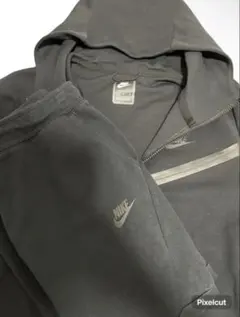 NIKEテックフリース　セットアップ　黒　上M 下S