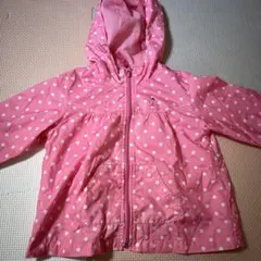 ミキハウス ピンク 水玉 ウインドブレーカー　 90 リーナちゃん