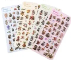 イタリアンブレインロット　立体シール　3Dシール ぷくぷくシール　4枚セット