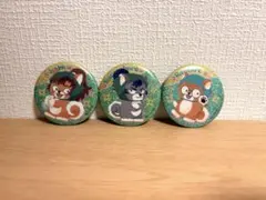 忍たま乱太郎　どうぶつフォーゼ　善法寺伊作、食満留三郎、猪名寺乱太郎　缶バッジ