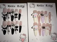 シナモンネイルチップ　2点セット