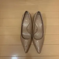 【最終値下げ】ZARA/ポインテッドトゥ ヒール ベージュ