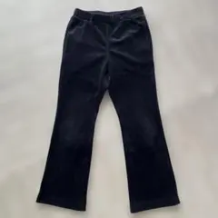 GU 黒 ヌクヌクパンツ フレア 長ズボン 120