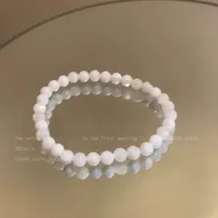 天然ホワイトシェルブレスレット レディース 夏向け ins