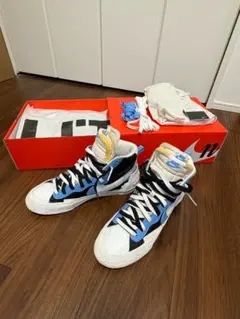 NIKE sacai コラボ BLAZER MID BLACK BLUE 27