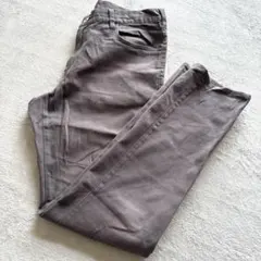 アバハウス【M-L相当】メンズ ほぼ綿 ストレッチ チノパン グレー ストレートのサムネイル