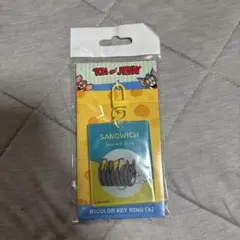 トムとジェリー　バイカラーキーホルダーA