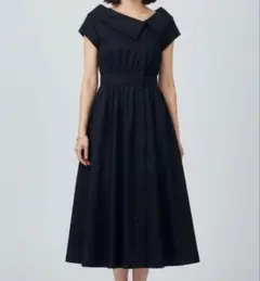ストロベリーフィールズ 　アシンメトリー半袖ワンピース　ロングワンピースのサムネイル