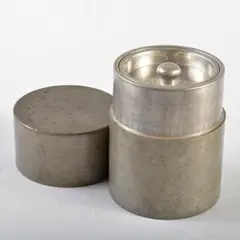 煎茶道具 古錫 四方茶壷 茶心壷 在銘 約212g M R5849 | Mercari