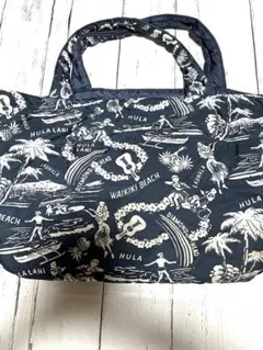 Hula Lani ハワイアンプリント トートバッグ
