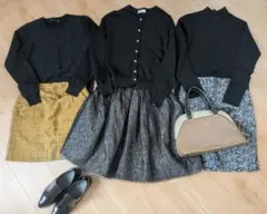 レディース　まとめ売り　セットアップ　コーデ売り　低身長　キレイめ　可愛い