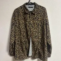 RAGEBLUE レオパード柄シャツ 長袖のサムネイル