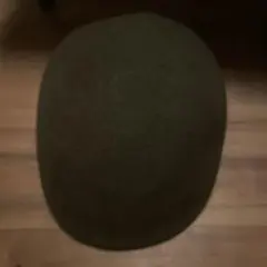 ウール製オリーブグリーンベレー帽