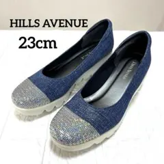 HILLS AVENUE ヒルズアベニュー パンプス ウェーブソール 厚底 23