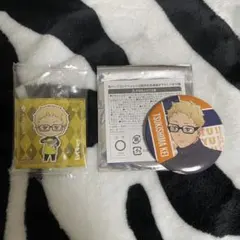 ハイキュー!! 月島蛍 缶バッチ ステッカーセット