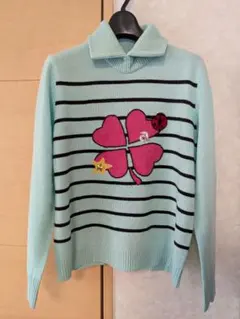 archivio アルチビオ ニットセーター ウール　ブルー系