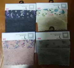 UNIQLO★ユニクロ★レディース★ショーツ★ ジャストウエスト★花柄4点セット