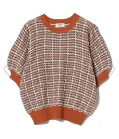 BEAMS HEART カラフルチェックニット