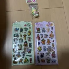 AIモンスター きゅん～ポップシール 2種 セット おまけつき