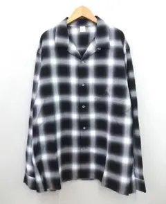 FRONT 11201 Open Collar Shirt チェックシャツ