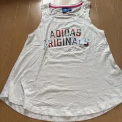 adidas ホワイト タンクトップ M