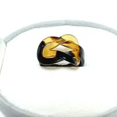 値下げ不可　新品未使用　本鼈甲　べっ甲　リング　約6号 ピンキーのサムネイル