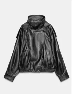 2026年最新】ザラ zara フェイクレザージャケットの人気アイテム