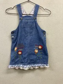 V.Couple リオ横山 花刺繍 ジャンバースカート