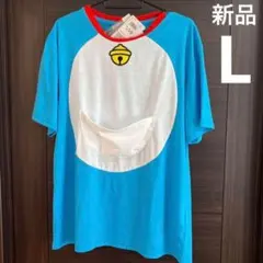 ドラえもん なりきり廃盤新品 絶版Tシャツ 四次元ポケット付きＬサイズ ドラヘル