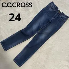 C.C.CROSS CCクロス　スキニーデニム　24 ブルー　青のサムネイル