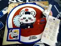 モモンガ 4点セット キーホルダーぷっくりシール ちいかわ