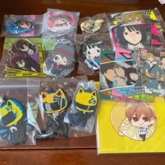 デュラララ グッツセット ラバーマスコット カード 黒沼青葉 紀田正臣 等