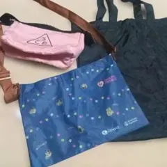 3CE ポーチと エコバッグ２個の3点セットのサムネイル