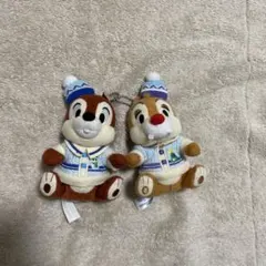 チップとデール ぬいぐるみバッジ