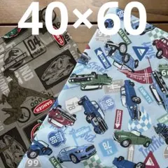 ★ハンドメイド★ランチョンマット2枚セット　40✕60恐竜　自動車★672