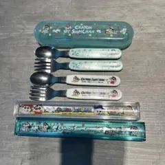 クレヨンしんちゃん 箸 はし箱 スプーン フォーク ケース沢山セット