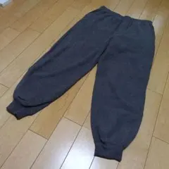 メンズ　ストレッチ　前ファスナー　ウォーム感　裏起毛　ジャージ　チャコール　LL