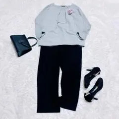 大きいサイズ 4L 5L 6L パンツ派 セットアップ 卒入式 シンプル スーツ